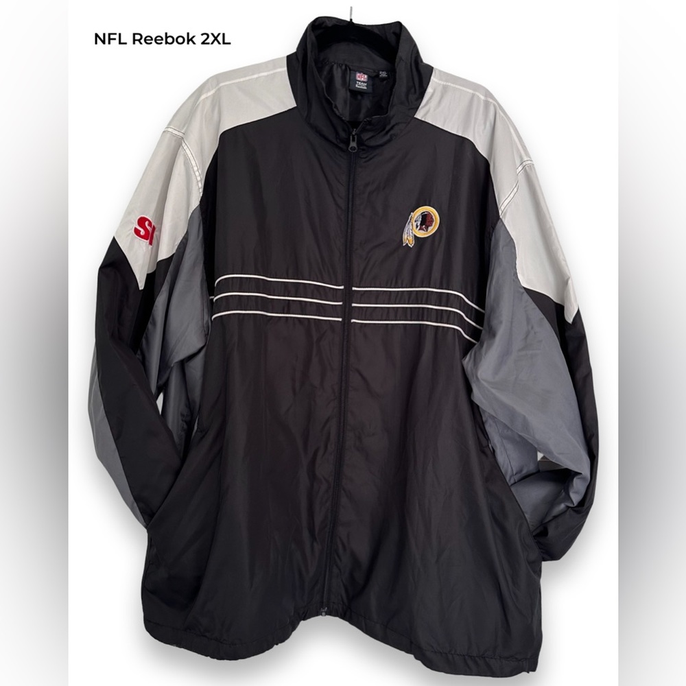 Vintage Washington NFL 2XL Men’s NFL Reebok Sports Illust Windbreaker old logo